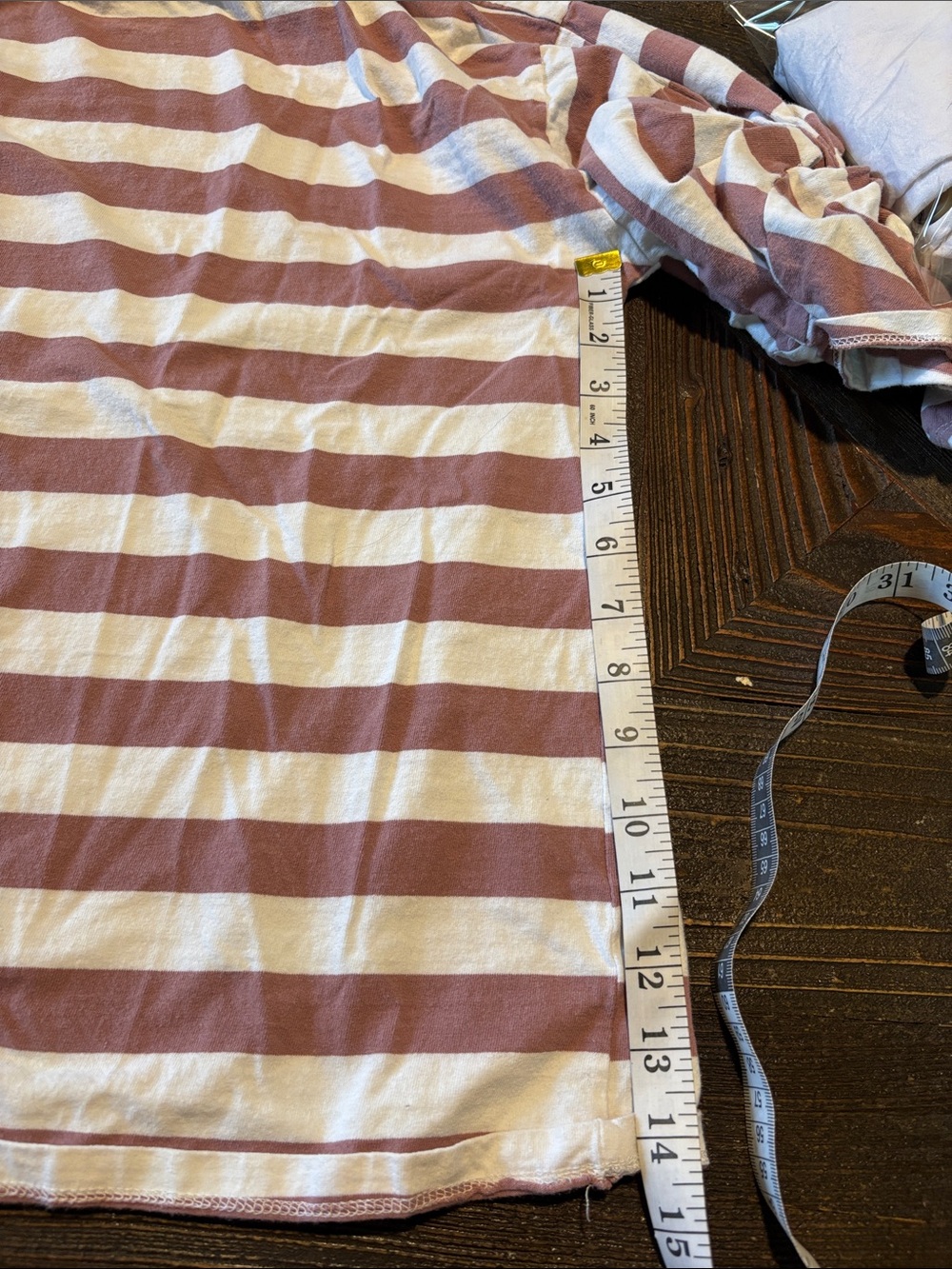 easel Girls' Pink and White Striped Tee - Picture 6 of 9